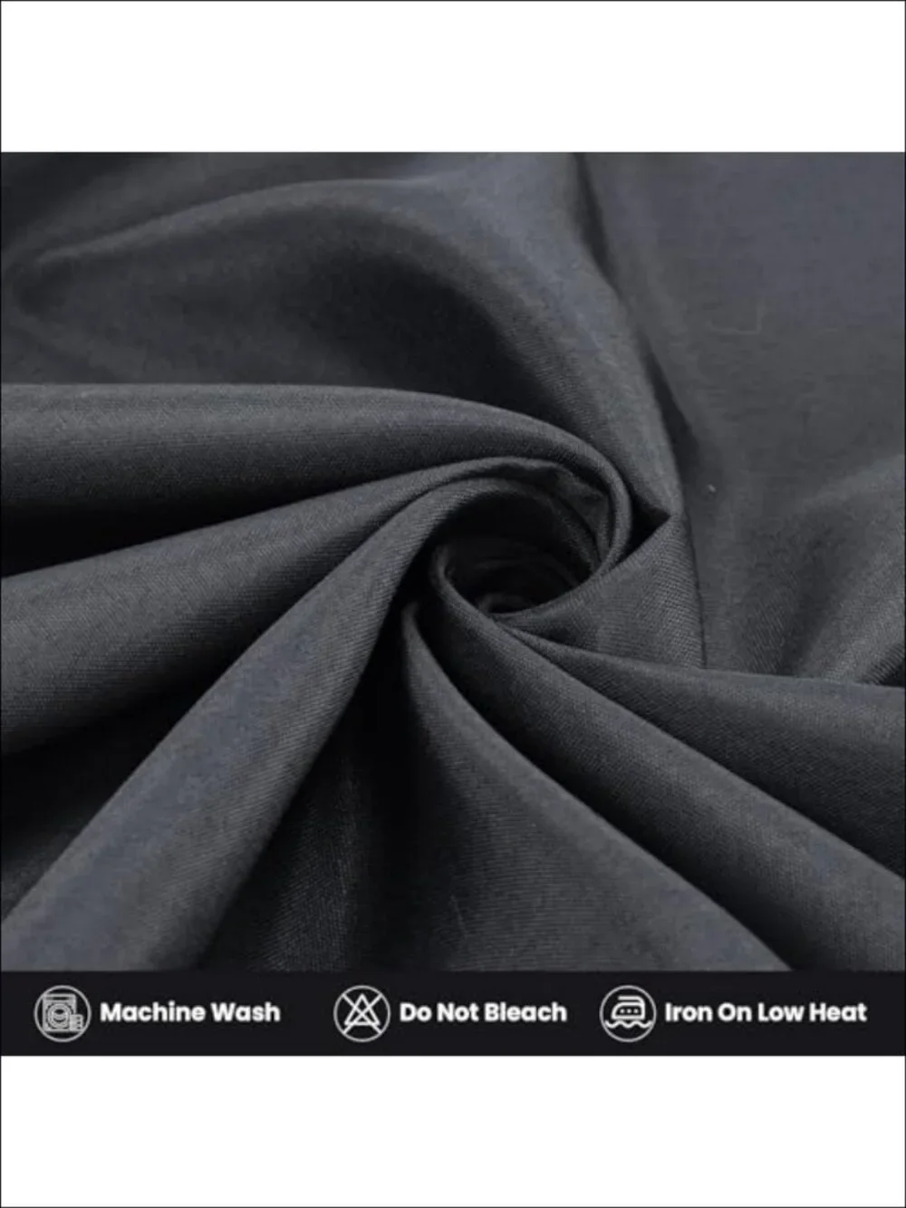 2 Pack Fitted Tablecloth 6 FT Rectangular Water Resistant Polyester Table Cover